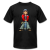 Skater Boy Cartoon T-Shirt - black