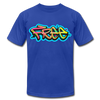 Free Graffiti T-Shirt - royal blue