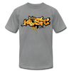 Hip Hop Music Graffiti T-Shirt - slate