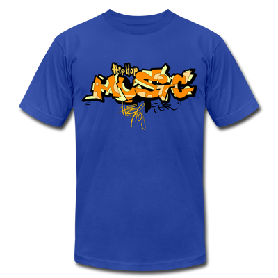 Hip Hop Music Graffiti T-Shirt - royal blue