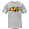 Hip Hop Music Graffiti T-Shirt - heather gray