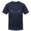 Racing Car Outline T-Shirt - navy