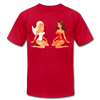 Angel & Devil Girls Cartoon T-Shirt - red