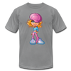 Cartoon Girl T-Shirt - slate