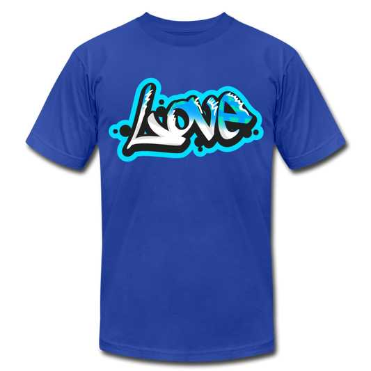 Love Graffiti T-Shirt - royal blue