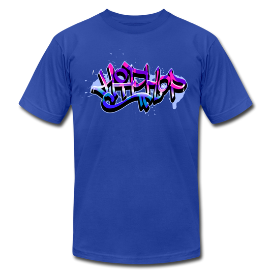 Hip Hop Graffiti T-Shirt - royal blue