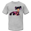 Cartoon Girl T-Shirt - heather gray