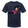 Cartoon Girl T-Shirt - navy