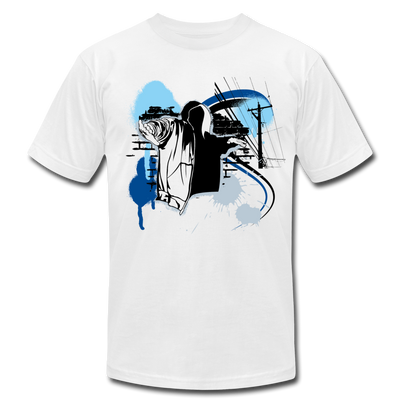 Abstract Hip Hop T-Shirt - white