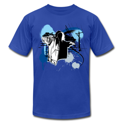 Abstract Hip Hop T-Shirt - royal blue