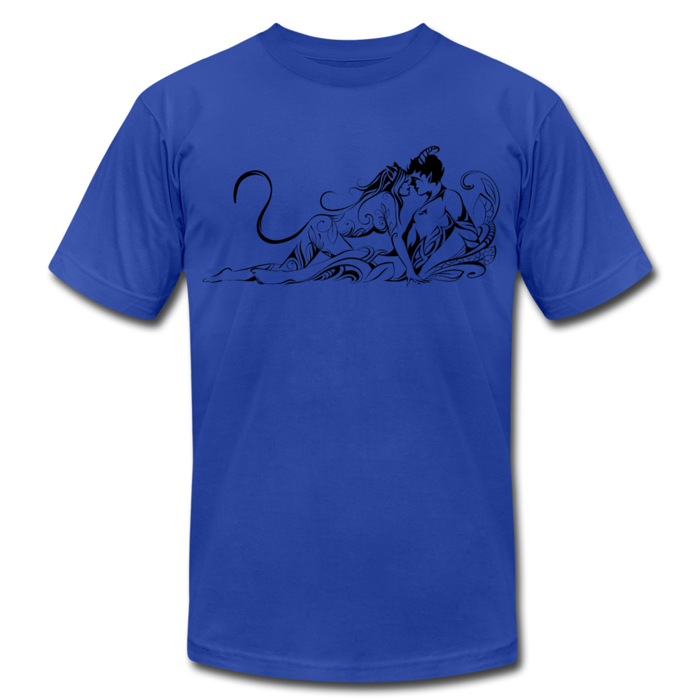 Tribal Maori Lovers T-Shirt - royal blue