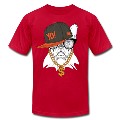 Hip Hop French Bulldog T-Shirt - red
