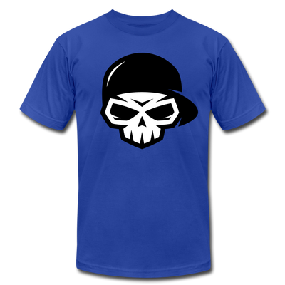 Skull Cap T-Shirt - royal blue