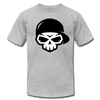 Skull Cap T-Shirt - heather gray
