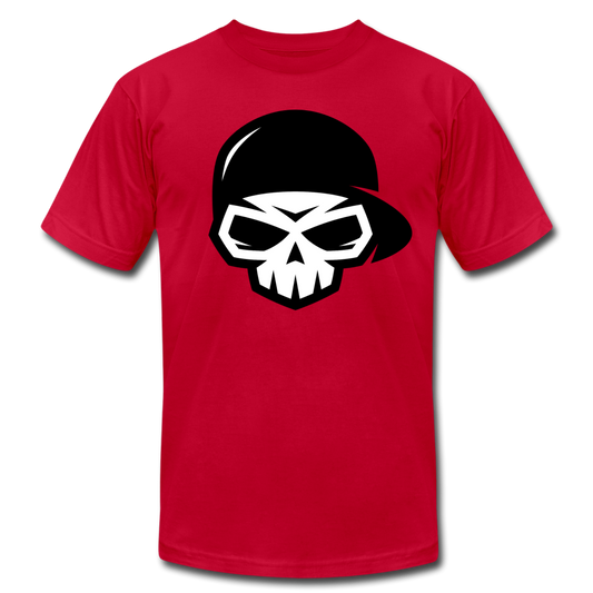 Skull Cap T-Shirt - red