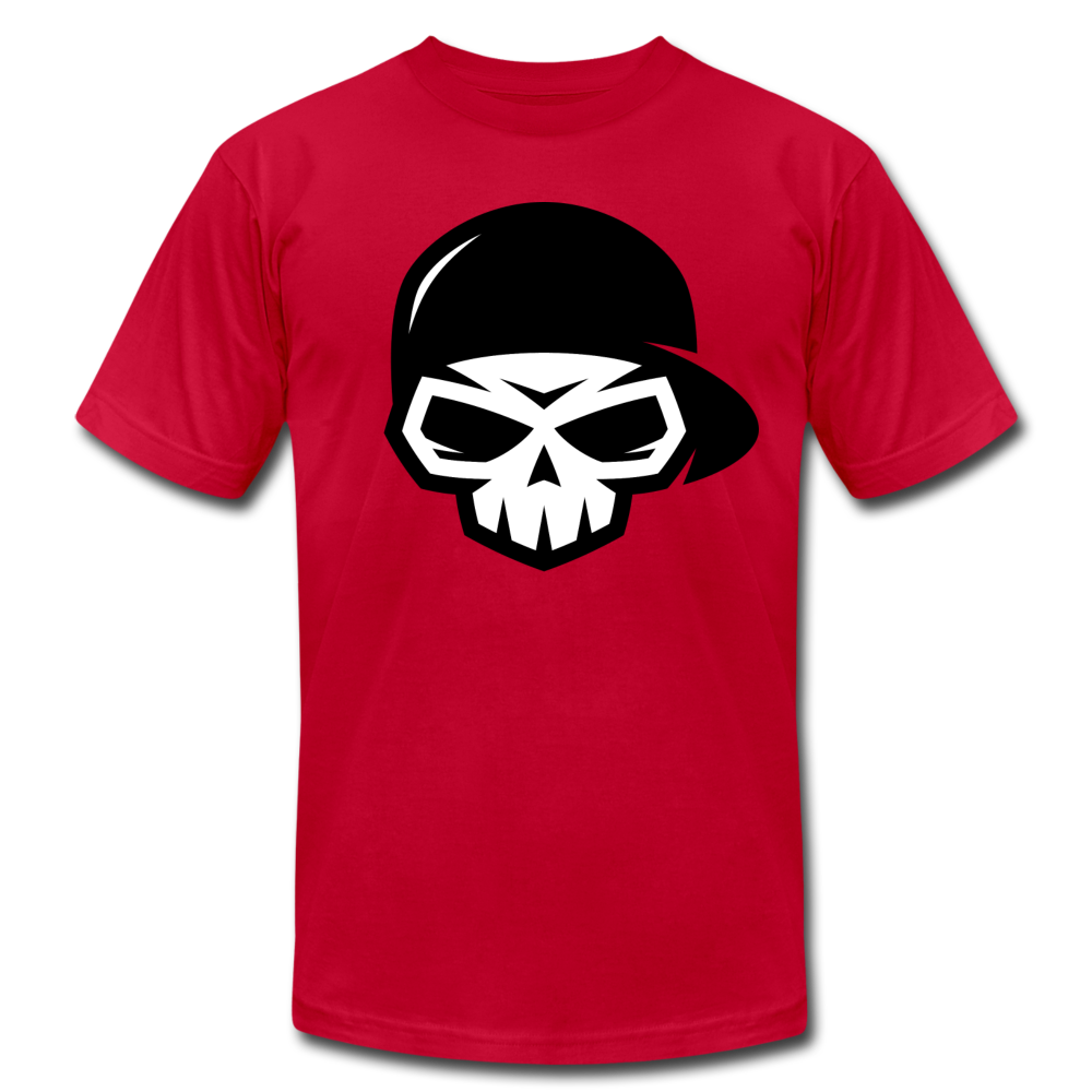 Skull Cap T-Shirt - red