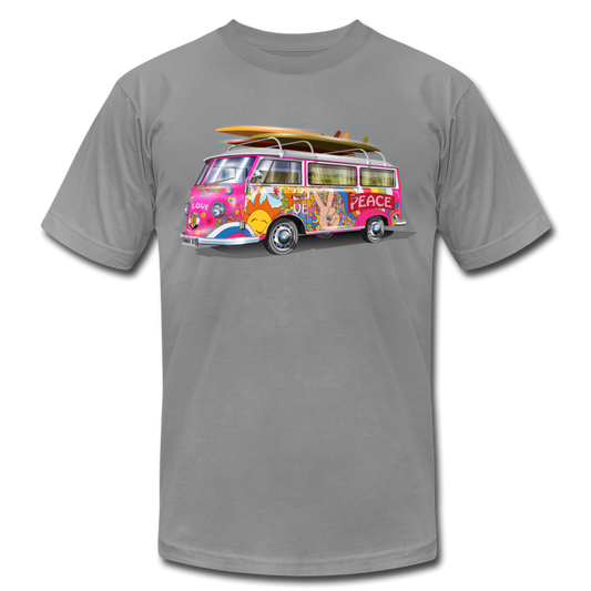 Hippie Bus T-Shirt - slate