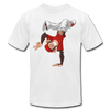 Monkey Hand Stand T-Shirt - white