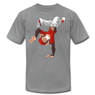 Monkey Hand Stand T-Shirt - slate