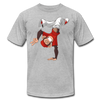 Monkey Hand Stand T-Shirt - heather gray