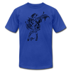 Tribal Maori Dragon Girl T-Shirt - royal blue