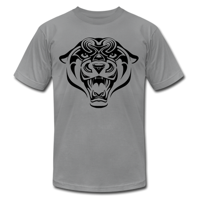 Tribal Maori Jungle Cat T-Shirt - slate