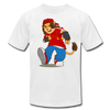 Hip Hop Cartoon Lion T-Shirt - white