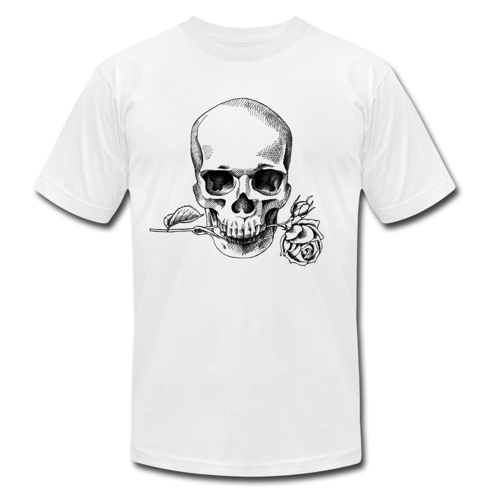 Skull Rose T-Shirt - white