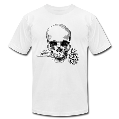Skull Rose T-Shirt - white