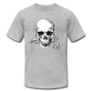 Skull Rose T-Shirt - heather gray