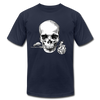 Skull Rose T-Shirt - navy