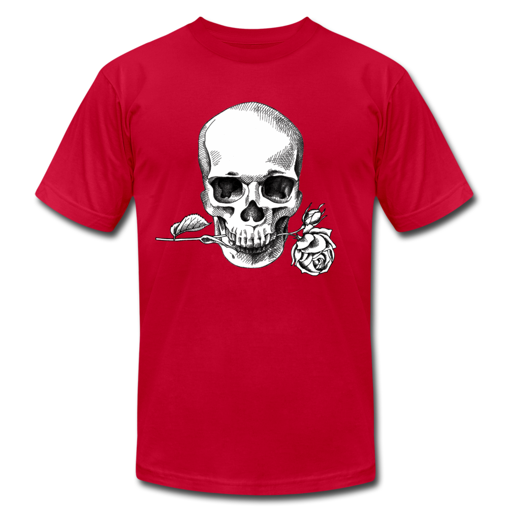 Skull Rose T-Shirt - red