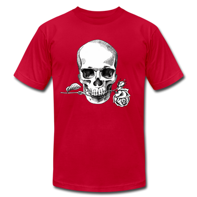 Skull Rose T-Shirt - red