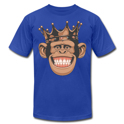 Monkey Crown T-Shirt - royal blue