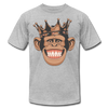 Monkey Crown T-Shirt - heather gray