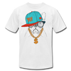 Hip Hop French Bulldog T-Shirt - white