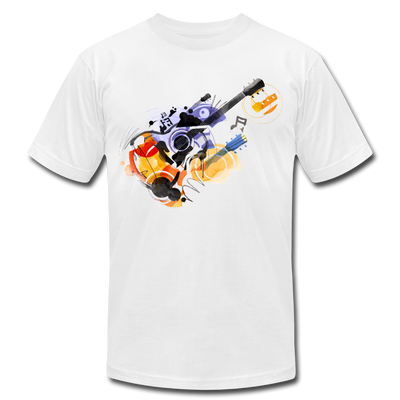 Abstract Guitar T-Shirt - white