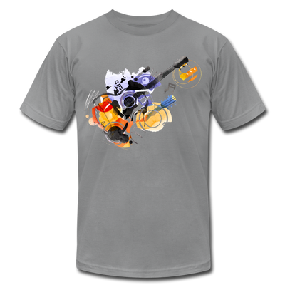 Abstract Guitar T-Shirt - slate