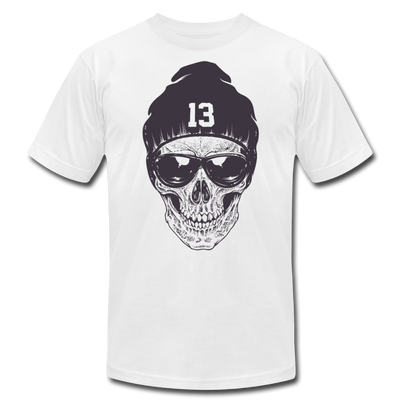 Gangster Skull T-Shirt - white