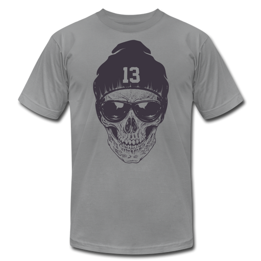 Gangster Skull T-Shirt - slate