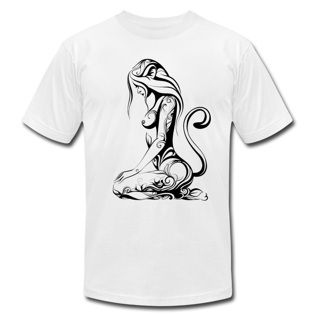 Tribal Maori Girl T-Shirt - white