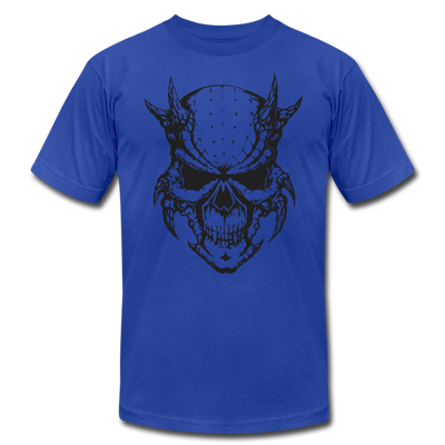 Demon Skull T-Shirt - royal blue
