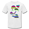 Colorful Strips Mother & Baby T-Shirt - white