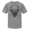 Skull Bandanna Headphones T-Shirt - slate