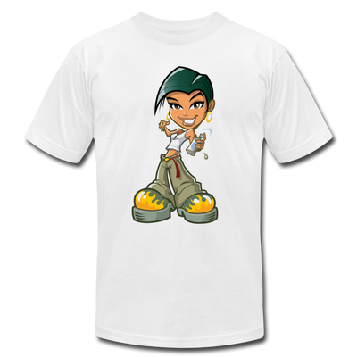 Cartoon Girl T-Shirt - white