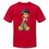 Cartoon Girl T-Shirt - red