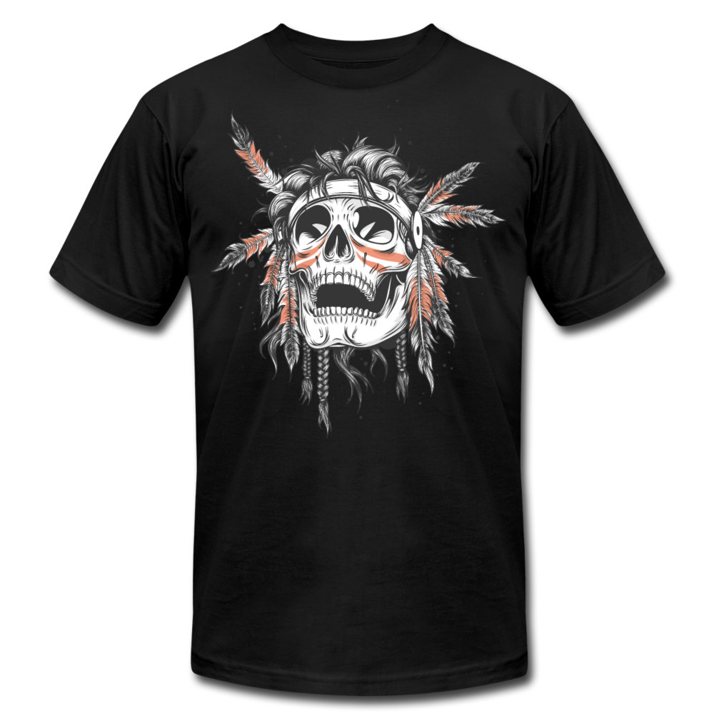 Indian Skull T-Shirt - black