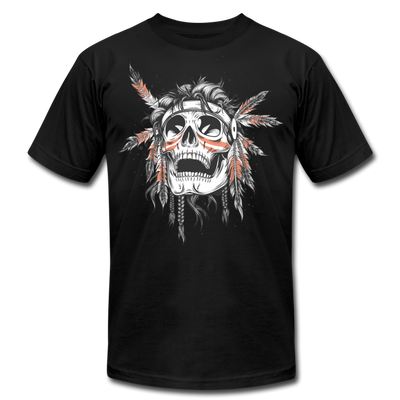 Indian Skull T-Shirt - black