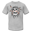 Indian Skull T-Shirt - heather gray
