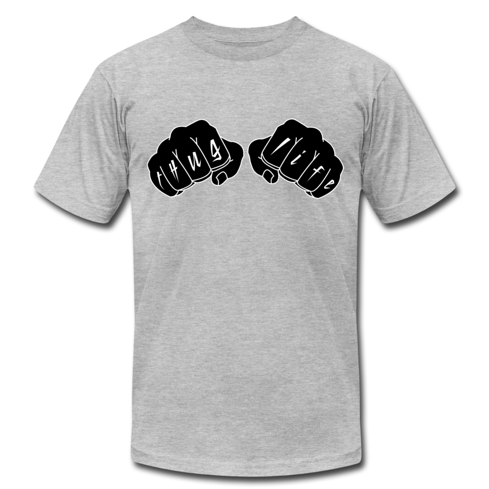 Thug Life T-Shirt - heather gray